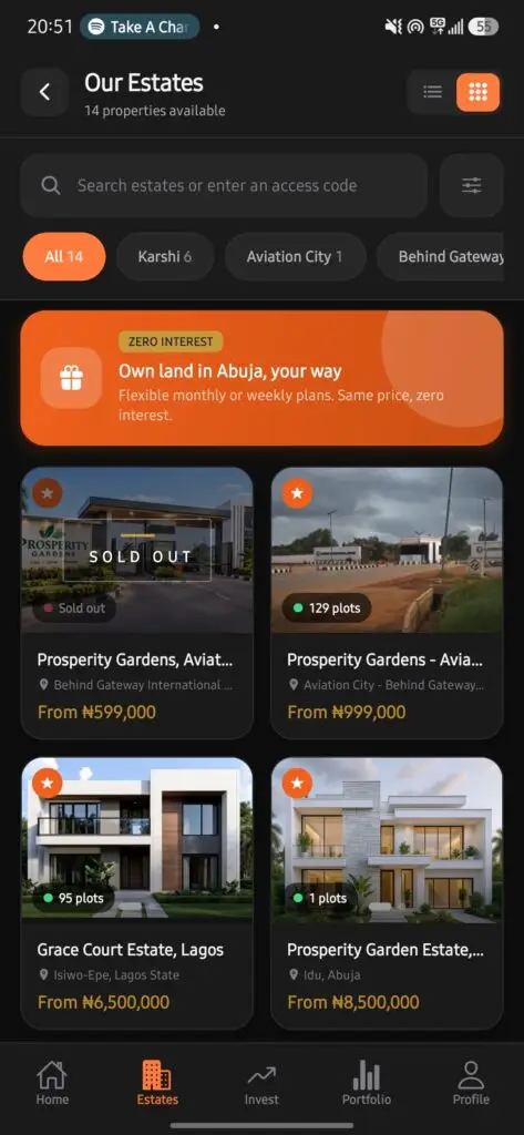 App screenshot