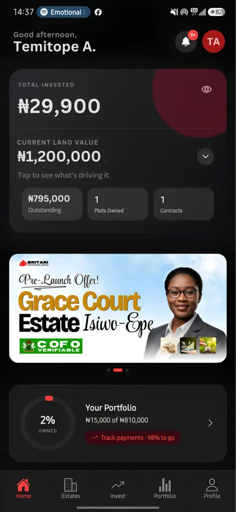 App screenshot